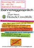 Bahnsteiggespräche mit Jürgen Resch (Plakat)