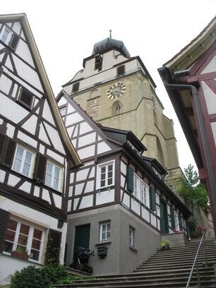 Fachwerkhäuser am Marktplatz Herrenberg